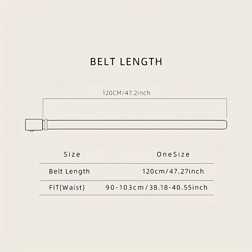 Skeleton Buckle Belts for Men Casual Belt for Jeans Pants Clothing Accessories