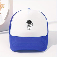 Astronaut Print Baseball Cap Sunshade Trucker Hat