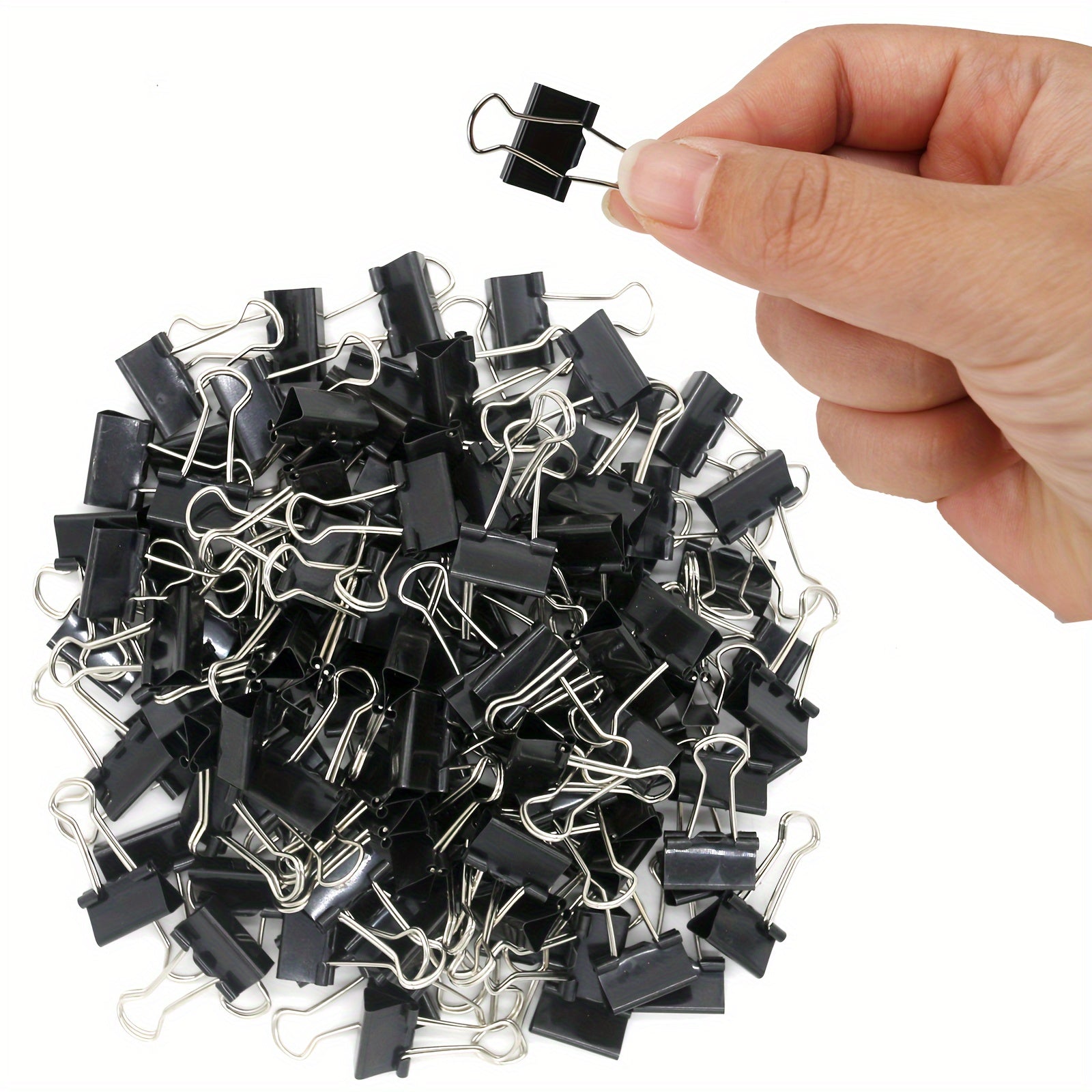 OWLKELA 60Pcs Mini Clips Binder Clips Small Paper Clips