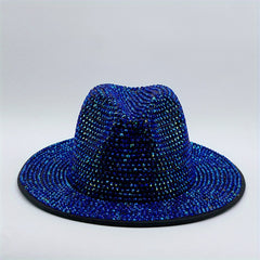 Rhinestone Fedora Hat Vintage Accessories Women