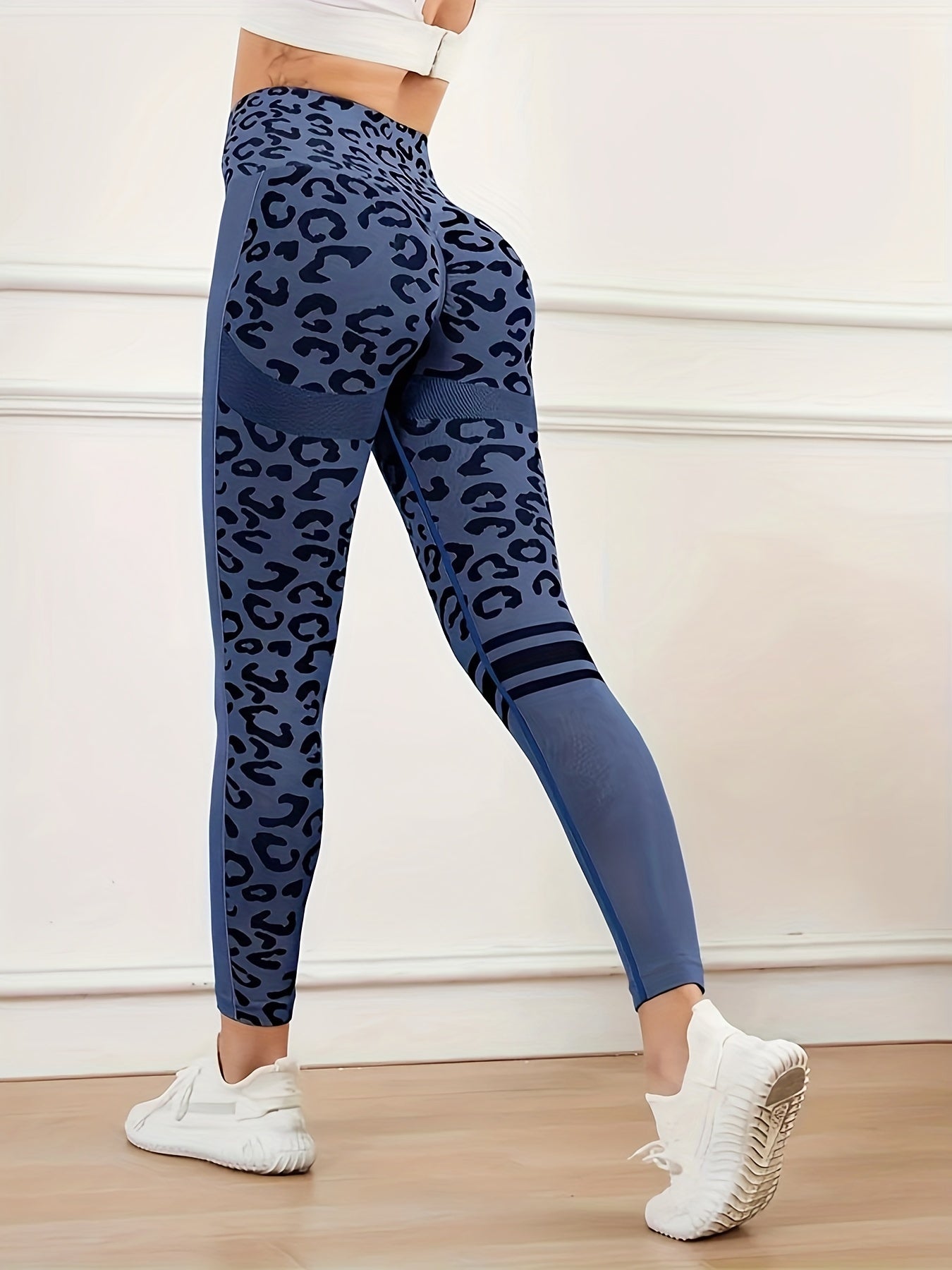 Leopard Print High Waist Skinny Sports Yoga Pants