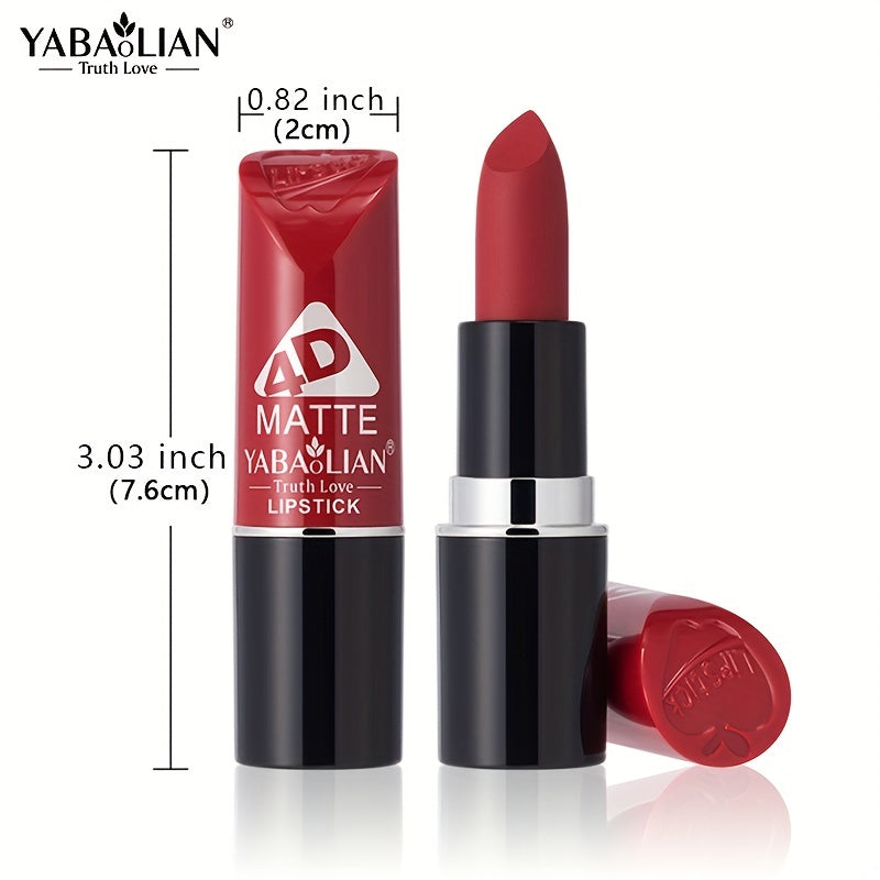 YABAOLIAN Starlight Matte Lipstick Long Lasting Moisturizing Lipstick