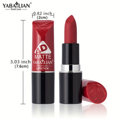 YABAOLIAN Starlight Matte Lipstick Long Lasting Moisturizing Lipstick