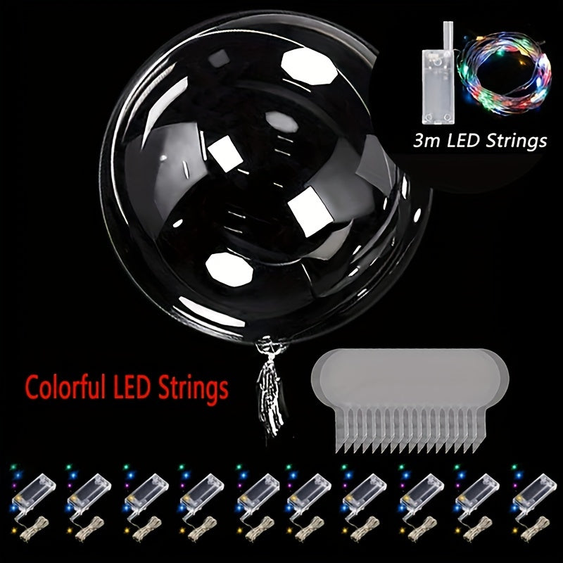 10pcs LED Luminous Balloons Wedding Party Christmas Decoration