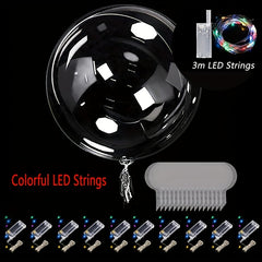 10pcs LED Luminous Balloons Wedding Party Christmas Decoration