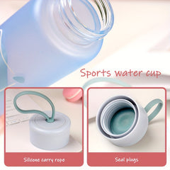 360ml Frosted Water Bottle Leakproof Portable Outdoor Sports Camping Running Fit