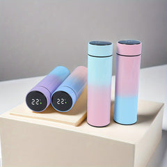 304 Stainless Steel Insulation Cup 500ml Sports Water Bottle Temperature Display