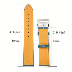 Vintage High-end Leather Watch Band Italian Calfskin Strap