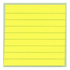 Lined Memo Pad Sticky Notes 3x3, 80 Sheets in 8 Bright Colors