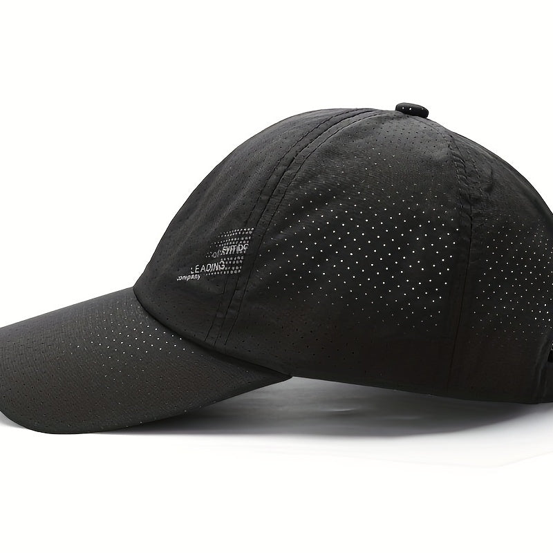 Mens Quick Drying Mesh Sunshade Cap Lightweight Baseball Cap