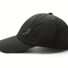 Mens Quick Drying Mesh Sunshade Cap Lightweight Baseball Cap