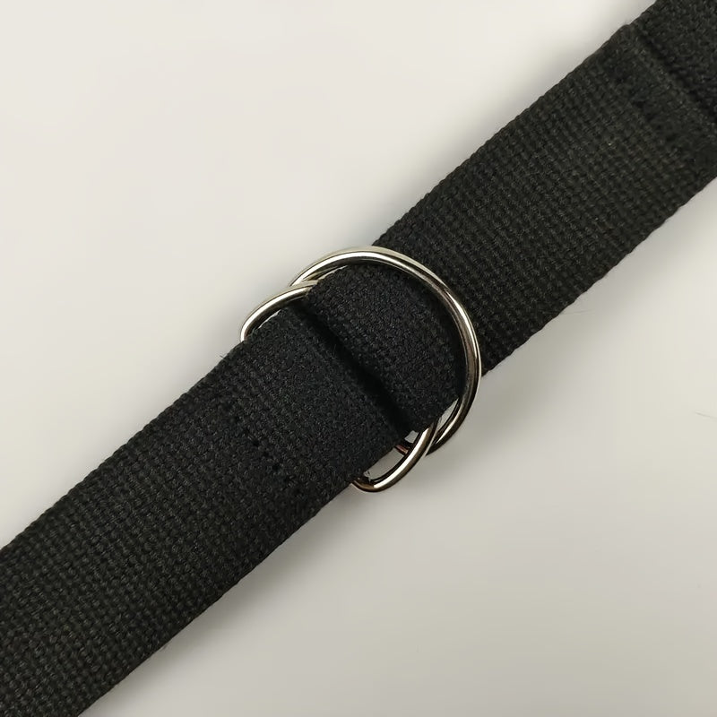 Cotton Yoga Resistance Belt Fitness Stretching Band D Ring