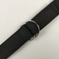 Cotton Yoga Resistance Belt Fitness Stretching Band D Ring