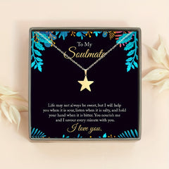 Girl's Stars Necklace Fairy Lucky Symbol Jewelry Romantic Daily Wear Gift