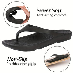 Men Flip Flop Lightweight Comfortable Non Slip Thong Sandals