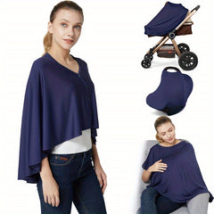 Breathable Nursing Cover with Rigid Hoop, Mother Nursing Apron
