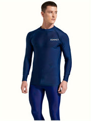 Men's Quick Dry Sun Protection Rash Guard for Diving, Snorkeling, Surfing