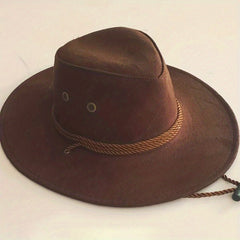 Men's Western Cowboy Hat Summer Sunshade Men's Hat Stage Knight Hat