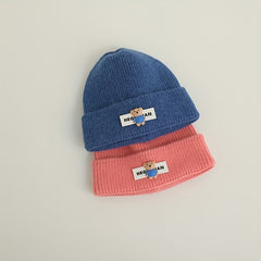 Windproof Knit Beanie Hat with Toy Bear for Men and Women