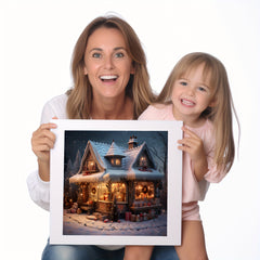5D DIY Christmas Shop Diamond Painting Art Kit - 30x30cm
