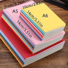 Colorful Paper Cover Blank Paper Notebook 60 Page Journals