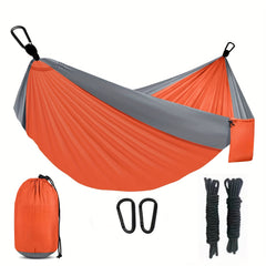 Nylon Double Hammock for Outdoor Camping 106x55 inches