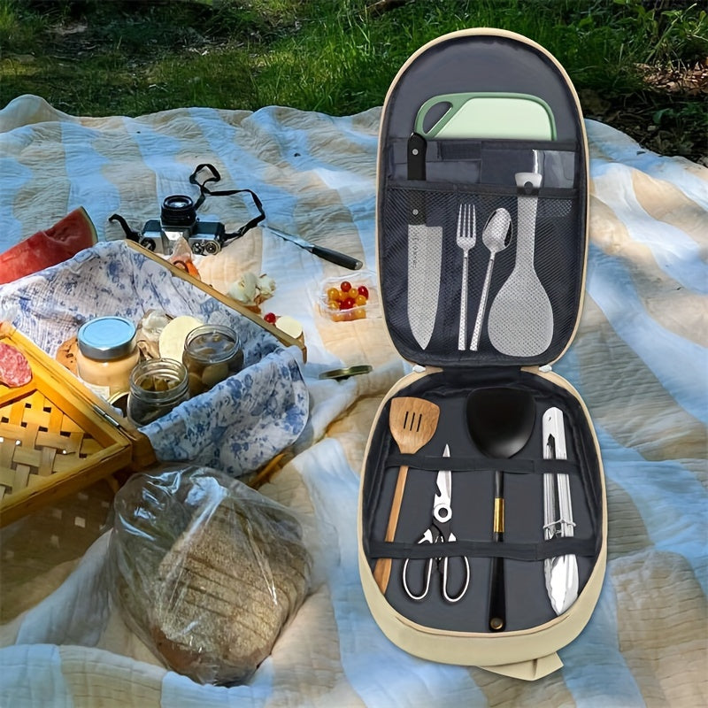 Outdoor Camping Utensil Case Picnic Cooking Tools Storage Bag