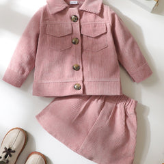 Christmas Cuts Baby Girl Skirt Suit