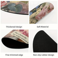 Non slip Gaming Mouse Pad with Rubber Base
