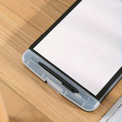 Multifunctional A4 Paper Storage Box with Pen Slot