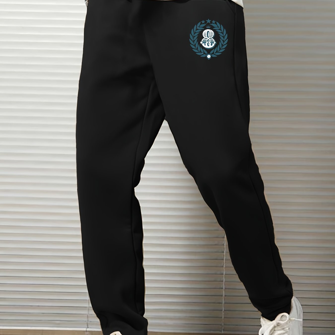 Men's Casual Sweatpants With 8 Print