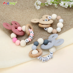 Customizable Keepsake Rattle for Newborn Babies
