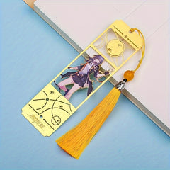 Anime Figure Metal Bookmarks Gen Character Shining Toy Gift Impacte