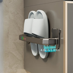 Perforation Bathroom Rack Wall Mounted Shoe Storage Rack