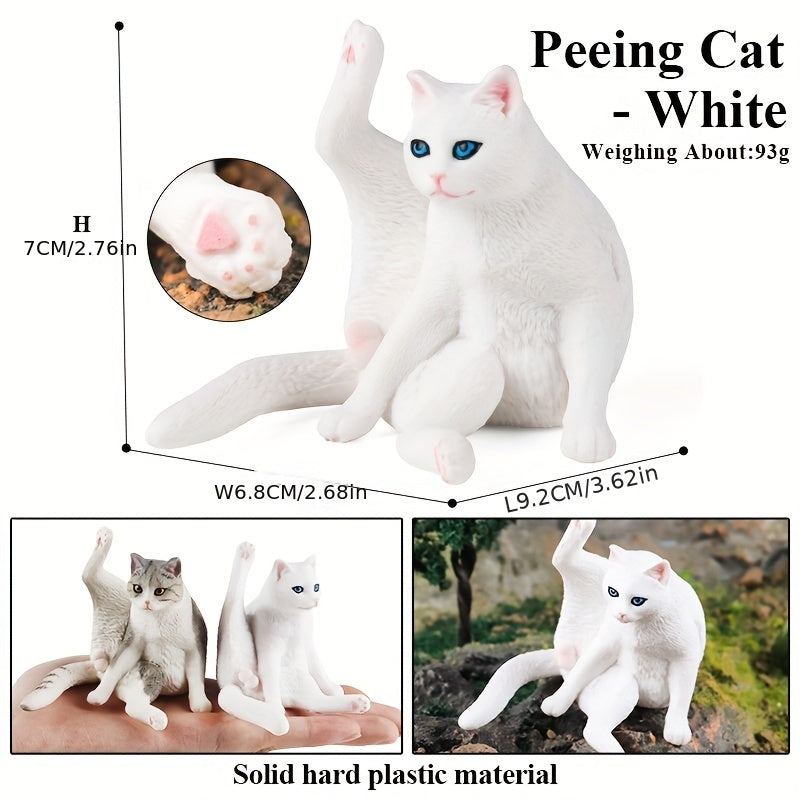 Cat Doll Toys Lift Legs Cat Doll Pet Kitten Toys Desktop Decoration