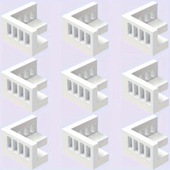 Building Block Set Create Your Own Palace Pavilion Farm Garden