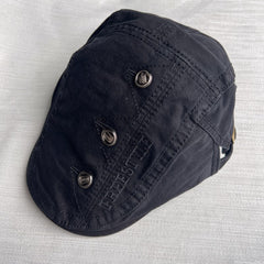 Men's Embroidered Peaked Cap Casual Sun Protection Beret
