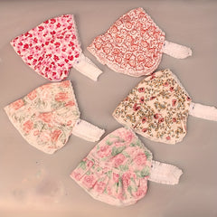 Newborn Baby Girls Ruffled Flower Cap for Summer
