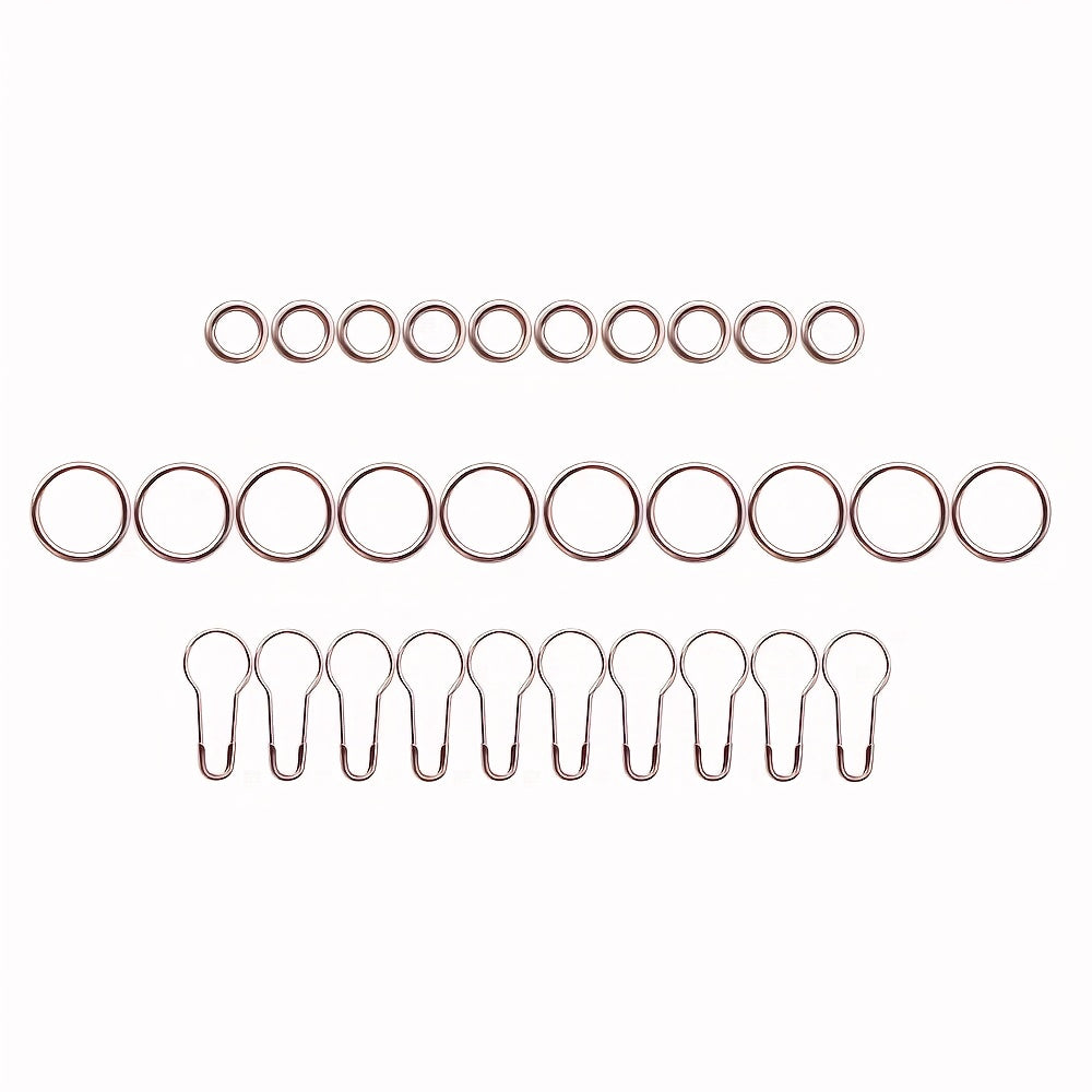 90pcs Knitting Stitch Markers Metal Crochet Locking Accessories