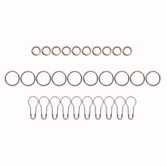 90pcs Knitting Stitch Markers Metal Crochet Locking Accessories