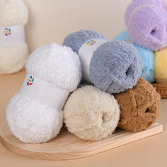 1pc Coral Fleece Wool Chunky Yarn for DIY Knitting Crocheting Blanket 100g pc