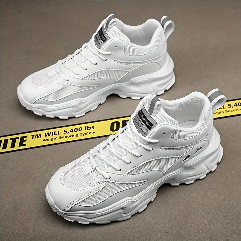 Men's Mesh Breathable Chunky Sneakers For Gym