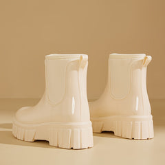 Women's Waterproof Rain Boots Non Slip Flat Water Shoes