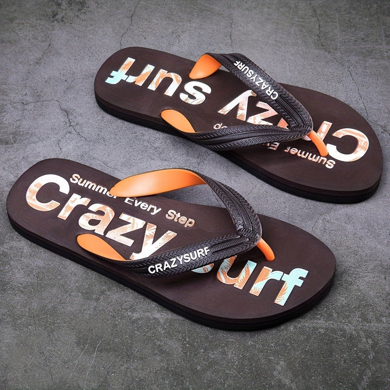 Men's Lightweight Non Slip Flip Flops Quick Drying Thong Sandals
