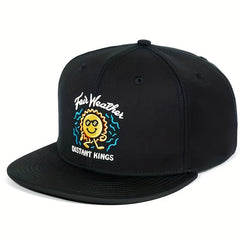 Embroidered Cartoon Sun Snapback Hat Hip Hop Baseball Cap
