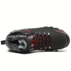 Men's Waterproof Winter Hiking Shoes Anti Slip Warm Boots for Outdoor Sports