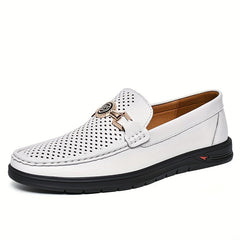 Men's Casual Slip-On Loafers, Breathable Lace, Assorted Colors
