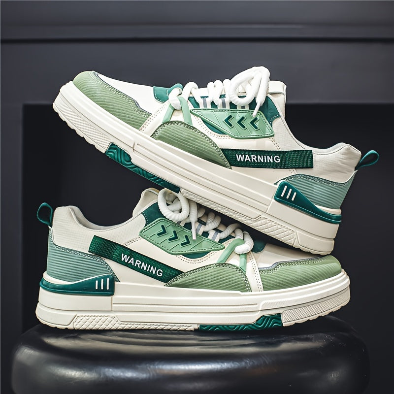 Men's Non Slip Street Style Skate Shoes Casual Lace Up Sneakers