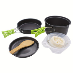 Portable Camping Pot Set for Picnic BBQ 1-2 People