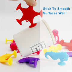 Ocean Animals Suction Cup 30pcs Bath Toys for Kids Sensory Window Building Toys